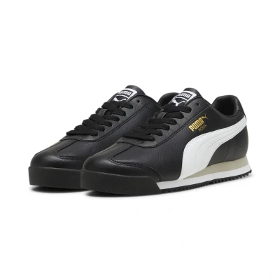 Abbildung von Puma ROMA 24 Standard Sneaker low Black whitesmokey gray, Größe: 40, white smokey gray Leder/synthetik