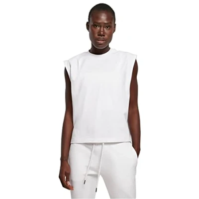 Abbildung von Urban Classics Orgnaic Heavy Shoulder Top, Damen, Größe: 4XL, White