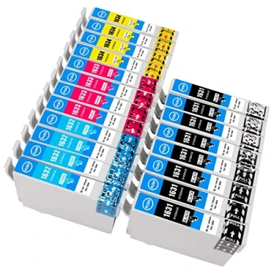 Abbildung von ESMONLINE Epson 16 Set 20er Multipack kompatible Druckerpatronen als Ersatz für XL Workforce WF 2760DWF 2750DWF 2660DWF 2650DWF 2630WF 2540WF 2530WF 2520NF 2510WF 2010W