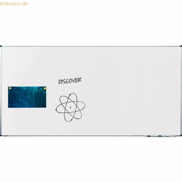Abbildung von Legamaster 7 102056 Whiteboard Premium, lackierter Stahl mit Spezialbeschichtung, 180 x 90 cm