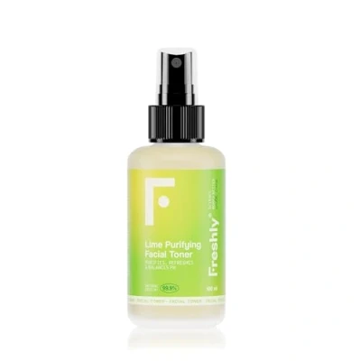 Abbildung von Freshly Cosmetics Gesichts Tonikum, das reinigt, tonisiert, den pH Wert ausgleicht und die Poren schließt Lime Purifying Facial Toner, 100 ml