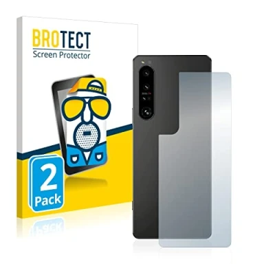 Abbildung von BROTECT Entspiegelungs Schutzfolie für Sony Xperia 1 IV (Rückseite) (2 Stück) Matte Displayschutz Folie, Anti Reflex, Fingerprint
