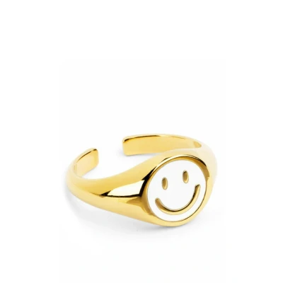 Abbildung von Singularu Anillo Enamel Ring, Damen, Größe: One Size, Blanco oro