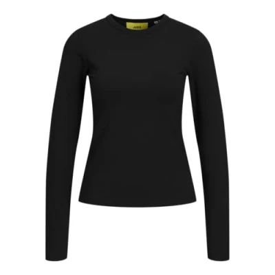 Abbildung von JJXX Jxceline GIGI TEE Langarmshirt, Damen, Größe: Small, Black