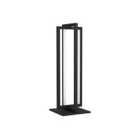 Abbildung von Eglo 900468 Tischleuchte SIBERIA Stahl schwarz LED 15,5W 3000 6500K L:16cm B:16cm H:43cm dimmbar mit Fernbedienung