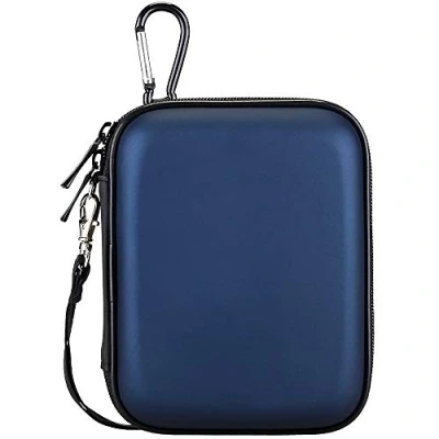 Abbildung von Lacdo Externe Festplattentasche Schutz Hülle für Seagate Game Drive PS4, Expansion, Portable Drive, Basic 2,5&quot; HDD 1TB 2TB 3TB 4TB 5TB Stoßfest Tragbar Hard Case, Blau