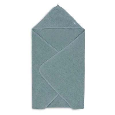 Abbildung von Jollein Kapuzenhandtuch Baby Frottee, Sea Green 100% Baumwolle 75x75cm OEKO TEX Zertifziert Babyhandtuch mit Kapuze für Mädchen und Jungen