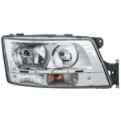 Abbildung von HELLA 1EH 354 987 161 Scheinwerfer rechts PY21W, LED, H7/H7 Halogen, LED 24V für Rechtsverkehr MAN: TGS, TGX