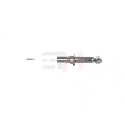 Abbildung von GH 331060 Stoßdämpfer Hinterachse, Hinterachse rechts, links Gasdruck Zweirohr federtragender Dämpfer unten Auge, oben Stift