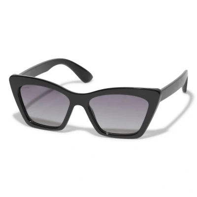 Abbildung von PILGRIM, DAKOTA eckige Cat Eye Sonnenbrille schwarz, Polarisierte Damen mit UV400 Schutz