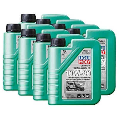 Abbildung von 8x LIQUI MOLY 1273 Universal Gartengeräte Öl 10W 30 4 Takt 1L