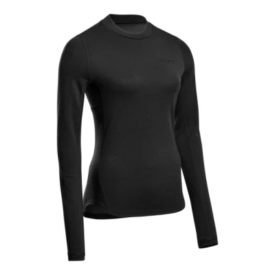 Abbildung von CEP COLD Weather Langarmshirt, Damen, Größe: XL, Black