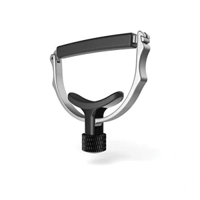 Abbildung von D&#039;Addario Guitar Capo for Acoustic Cradle Style Creates Even Tension Self Centering Stainless Steel,Silver