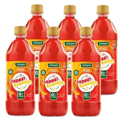 Abbildung von Slimpie Erdbeere Banane Kids Limonaden Sirup 6x 580ml