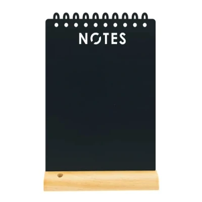 Abbildung von Securit Tischschiefer&quot;Notes&quot; Holzsockel inkl. Filzkreide
