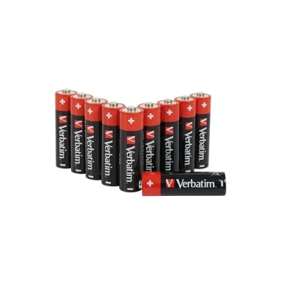 Abbildung von Verbatim Premium AA Alkalibatterien, 1,5V, LR6 Mignon, Mignon Batterien AA, für MP3 Player, Kamera, Fernbedienung, Rasierapparat uvm, Alkaline Batterie, 10 Stück