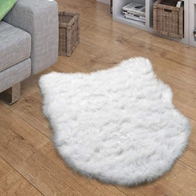 Abbildung von Paco Home Fellteppich &quot;Playa 960&quot;, fellförmig, Kunstfell, Flokati Optik, Hochflor, weich und flauschig, Uni Farben