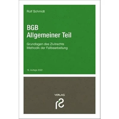 Abbildung von BGB Allgemeiner Teil: Grundlagen des Zivilrechts; Methodik der Fallbearbeitung