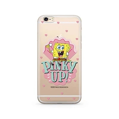 Abbildung von ERT GROUP Original und offiziell Lizenziertes Spongebob Handyhülle für iPhone 6/6S optimal an die Form des Smartphones angepasst, Schutzhülle aus Silikon, teilweise transparent