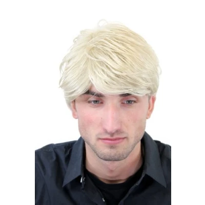 Abbildung von WIG ME UP GFW967 22 Herrenperücke Kurzhaarig Hellblond Seitenscheitel