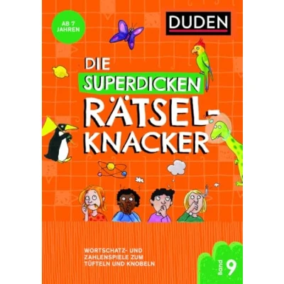 Abbildung von Die superdicken Rätselknacker ab 7 Jahren (Band 9): Wortschatz und Zahlenspiele zum Tüfteln Knobeln (Kreuzworträtselknacker)