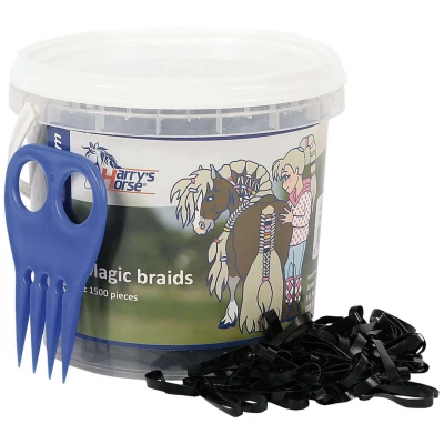 Abbildung von Harry&#039;s Horse Magie zu flechtenn, Topf One Size Schwarz