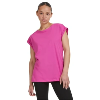 Abbildung von Urban Classics Extended Shoulder Tshirt basic, Damen, Größe: XXL, Brightviolet