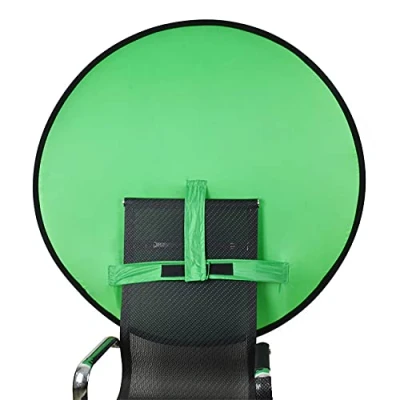 Abbildung von Chromakey Hintergründe,Faltbare Hintergrund,Background Screen, Grüner Fotohintergrund,Tragbarer Faltbarer Green Screen,Greenscreen Rollup, Fotografie Kulissen für Fotografie, Live Streaming usw(75cm)