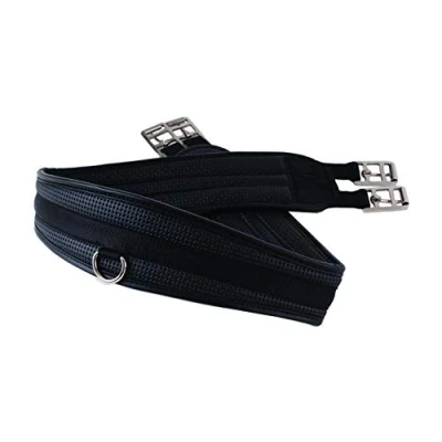 Abbildung von Rhinegold 0 Synthetic Comfort Girth 50 Gurt, Schwarz, 127 cm