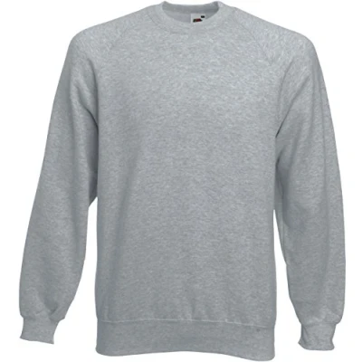 Abbildung von Fruit of the Loom Herren, Sweatshirt, Raglan Sweatshirt XL,Grau Heather Grey