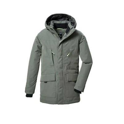 Abbildung von killtec Jungen Funktionsparka/Parka wasserdicht mit Kapuze KOW 378 BYS PRK, moos, 152, 42171 000
