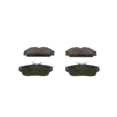 Abbildung von BOSCH 0 986 424 781 Bremsbelagsatz Low Metallic mit Anti Quietsch Blech NISSAN: Primera Hatchback, Almera II Schrägheck, 2 Limousine