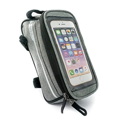 Abbildung von System S Unisex Erwachsene Fahrrad Tasche, Grau, Standard
