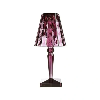 Abbildung von Kartell Big Battery, Table Lamp, Pflaume, Dimmbare Batterieversion, 37,3 x 17 cm