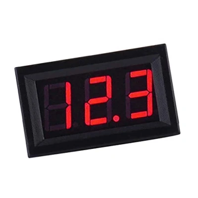 Abbildung von ARCELI 0,56 &#039;&#039; DC 0 30 V Digital Voltmeter Spannung Tester Gauge Helle Led anzeige 3 Drähte Volt Meter für Motorrad Auto Motor Panel montieren rot