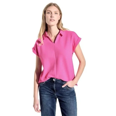 Abbildung von Cecil Poloshirt, Damen, Größe: XXL, Pink