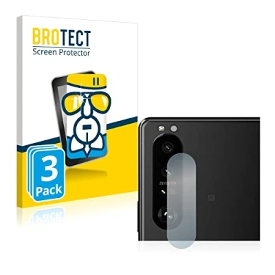 Abbildung von BROTECT Schutzglas für Sony Xperia 5 III (NUR Kameraschutz) (3 Stück) Schutzfolie Panzer Folie Glas [Extrem Kratzfest 9H, Anti Fingerprint,