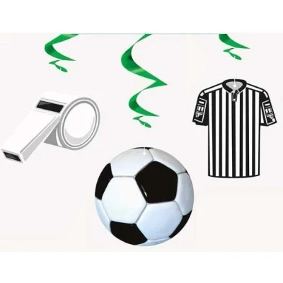 Abbildung von Hang Decoration Wirbelstrecke Fußball Schiedsrichter 3 Stück