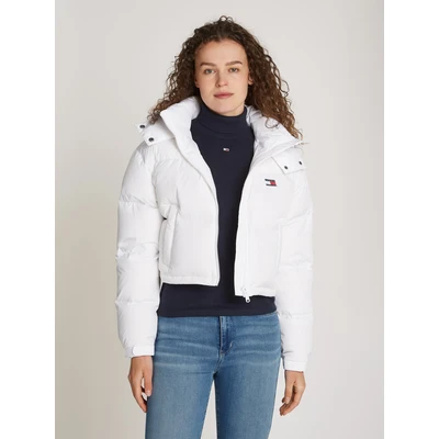 Abbildung von Tommy Jeans Alaska Puffer Daunenjacke, Damen, Größe: Large, White
