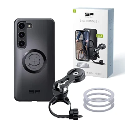 Abbildung von SP CONNECT Bike Bundle II SPC+ kompatibel mit Samsung S23 Handyhalter für Fahrradlenker Mountainbike Rennrad Handy Halterung