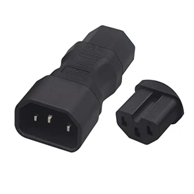 Abbildung von OAJABBGE Adapter Tragbarer Stecker Auf Buchse C14 C13/C14 C15/C14 C5/C14 C7 Übertragungsadapter 4 Typen