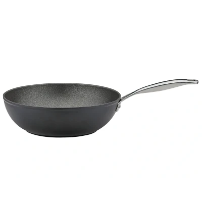 Abbildung von Spring Wokpfanne MERIDIAN INTENSE PRO Beschichtete Pfanne aus recyceltem Aluminium Induktion, backofengeeignet 3 fach Antihaftversiegelung Spülmaschinenfest Ø 28 cm, Höhe 8,4 cm