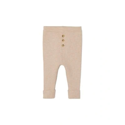 Abbildung von Vertbaudet Mitwachsende Leggings Hosen für Kinder, Größe: 80, Beige meliert