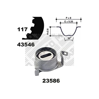 Abbildung von MAPCO 23546 Zahnriemensatz 117 MITSUBISHI: Lancer 4 Schrägheck, COLT