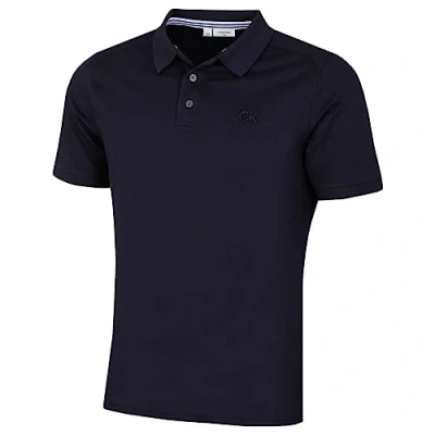 Abbildung von Calvin Klein Herren North Coast Feuchtigkeitsdochtes Poloshirt Marine M