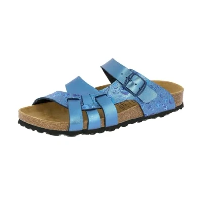 Abbildung von LICO Pantolette flach, Damen, Größe: 42, Blue Schuhe