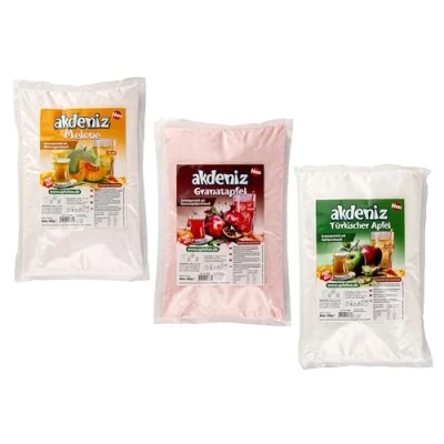 Abbildung von Akdeniz 3er Set, 3x 1 kg, Melonentee, Granatapfeltee, türkischer Apfeltee grün