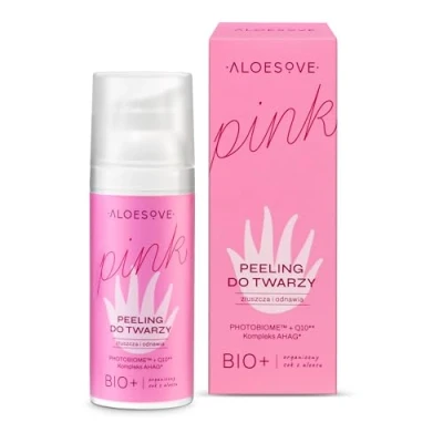 Abbildung von ALOESOVE Peeling Gesicht 50ml Säure Gesichtspeeling für alle Hauttypen Effektive Zellerneuerung und Hautgleichmäßigkeit Vegan Natürlich
