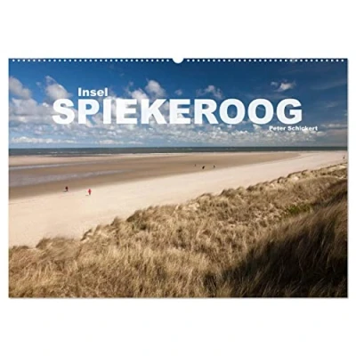 Abbildung von Insel Spiekeroog (Wandkalender 2025 DIN A2 quer), CALVENDO Monatskalender