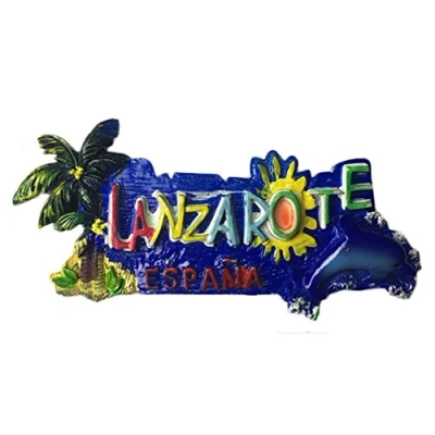 Abbildung von wedaredai Lanzarote Spanien Espana Kühlschrank Magnet 3D Travel Aufkleber Souvenirs Collection, Home &amp; Küche Dekoration, Aus China